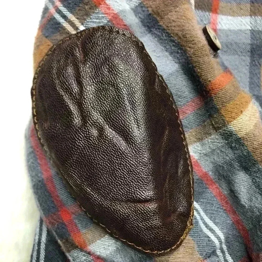 OshKosh Brown/Grey Plaid Button Up Shirt  Size 3T - Picture 3 of 16